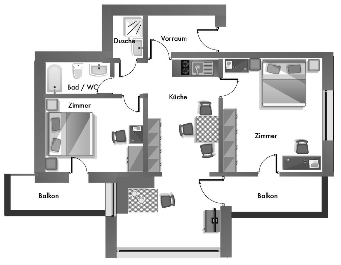 Appartement Kristall Tauplitz Bagian luar foto